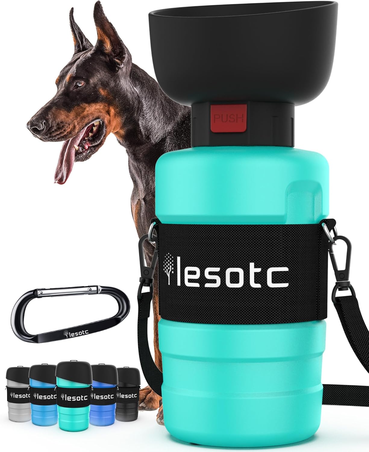 3rd GEN Portable Pet Water Disperser Bottle, American Patent