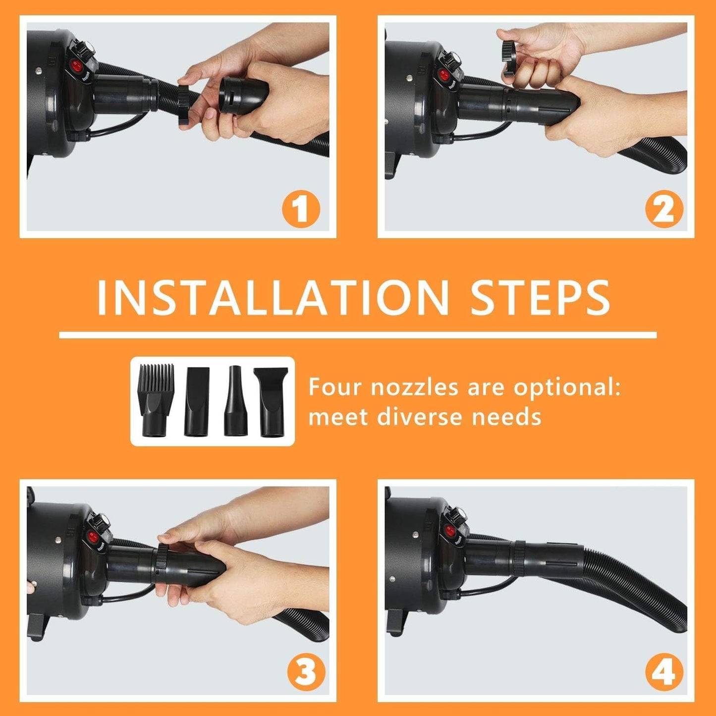Dog Dryer Accessories,Quick Grooming Dryer Blower Accessories