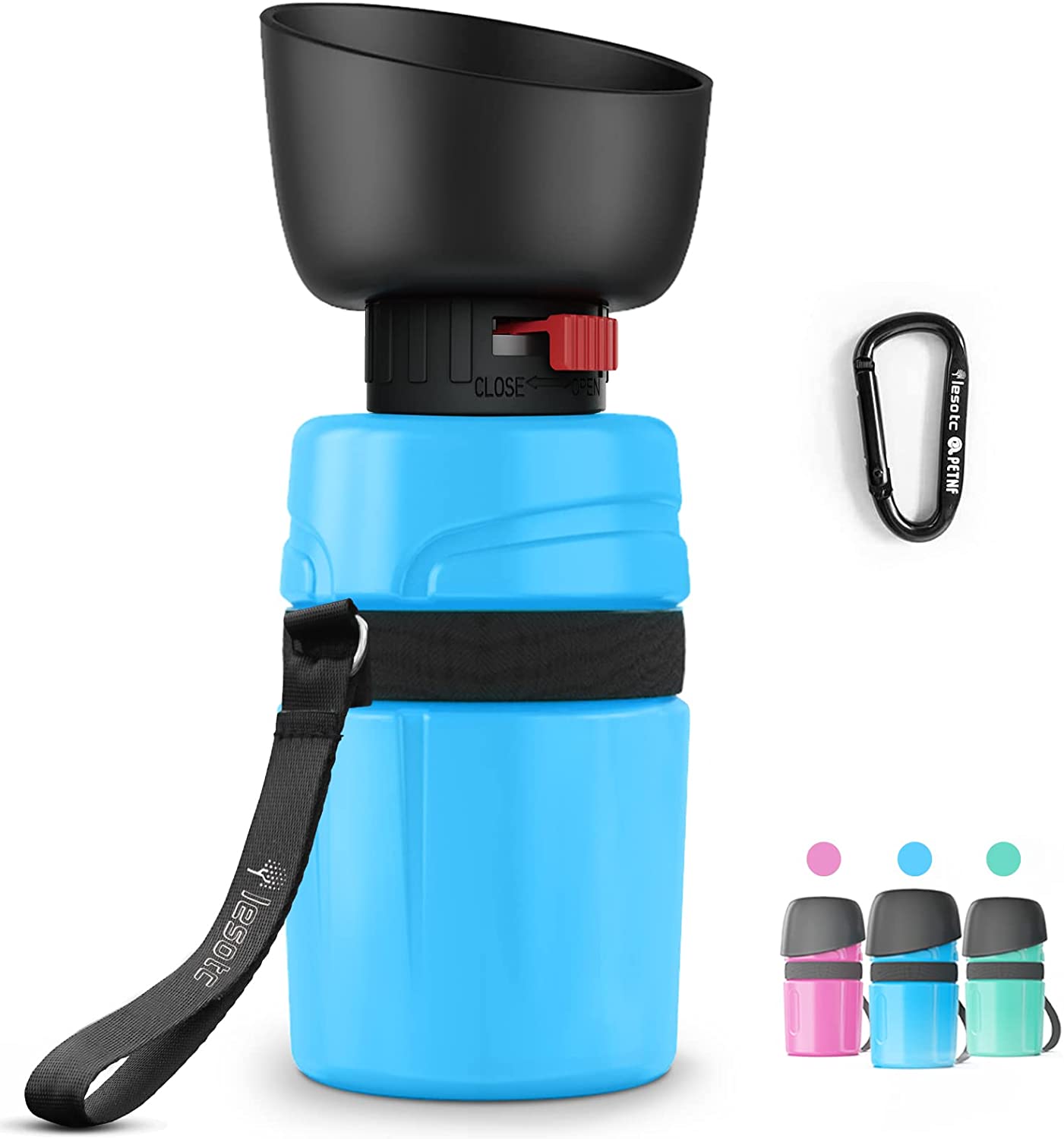 2nd Foldable Dog Water Dispenser Bottle , American Patent