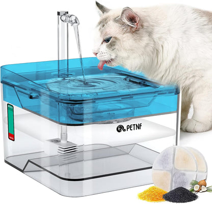 Cat Water Fountain Dispenser 101oz/3L Pet Drinking Fountain for Cats Dogs