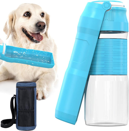 Dog Water Bottle, 35OZ Portable Dog Water Bottle Dispenser Dog Travel Water Bottle