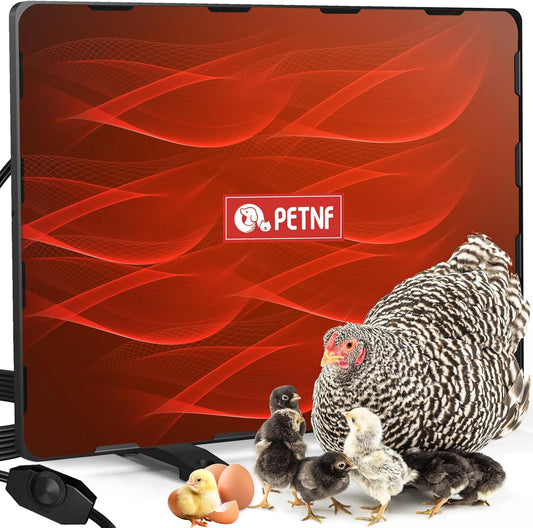 140W Chicken Coop Heater, Radiant & Energy Efficient, Safer Than Brooder Lamps, UL-Compliant, 11.81"×15.74"