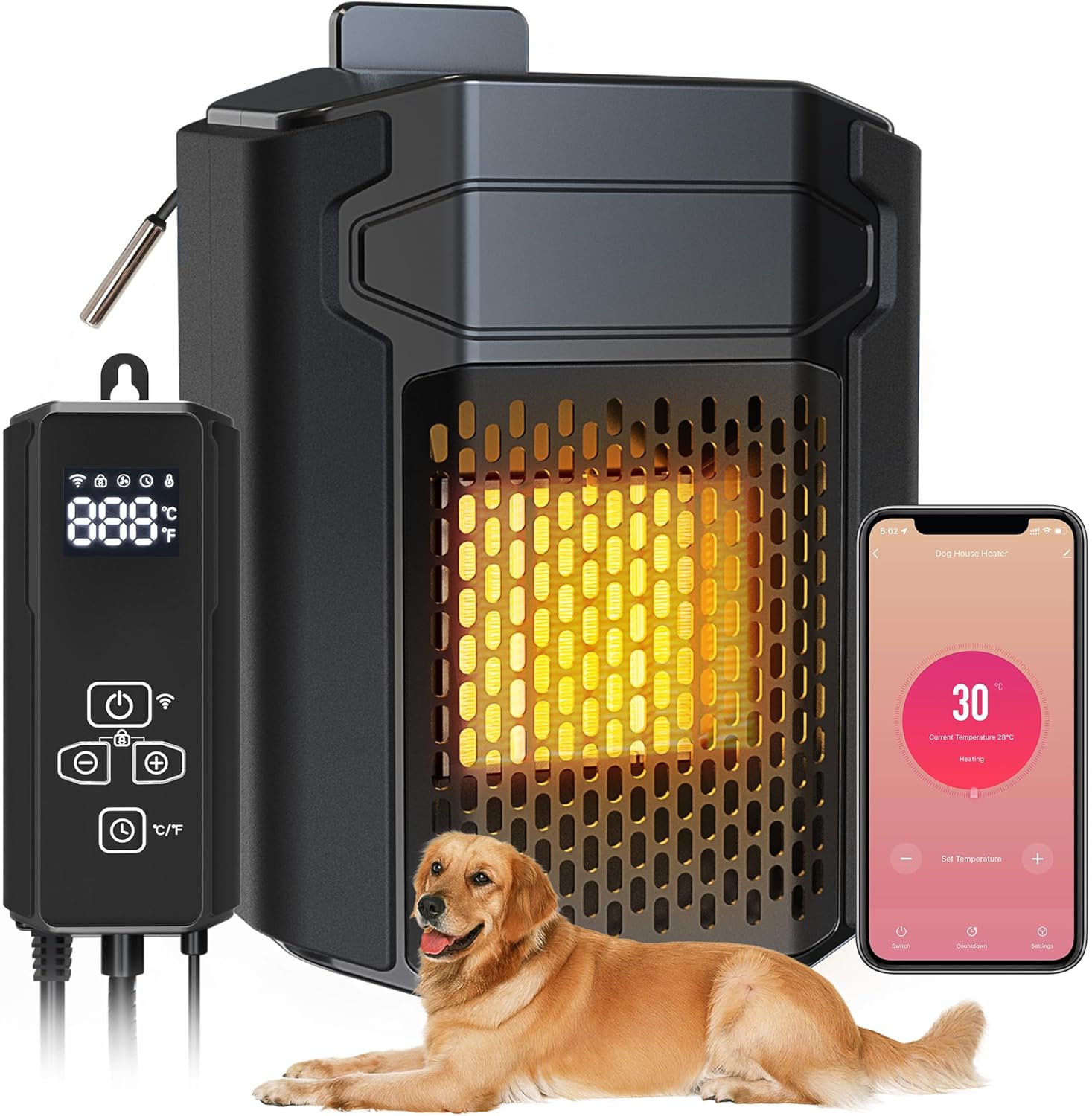 Small dog house fashion heater