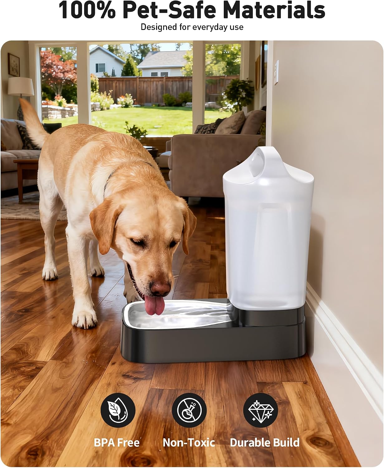 Pack of 4 Replacement Filters for D2416B Automatic Dog Water Bowl Dispenser