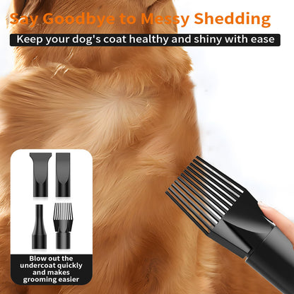 Noise - Reducing Dog Hair Dryer for Pet Grooming & Bathing