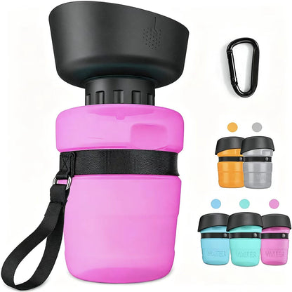 Portable Pet Water Disperser Bottle for Outdoor Walking, Hiking, Travel