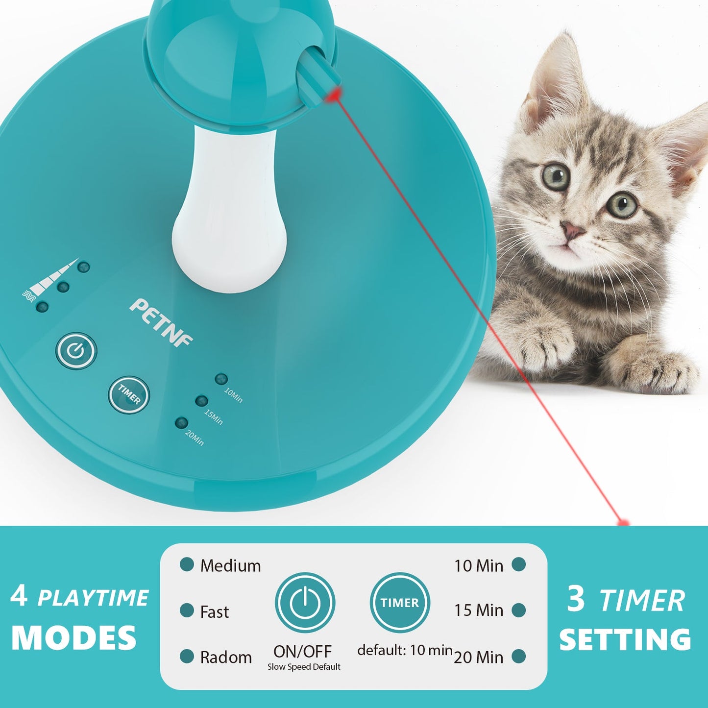 Newest Interactive Tumbler Laser Toys for Cat