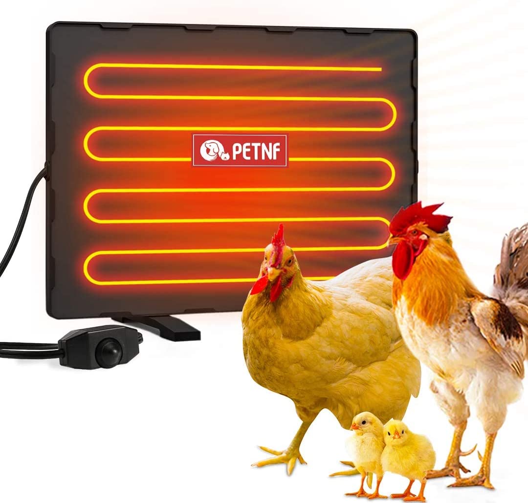 PetNF Chicken Coop Heater 140 Watts Radiant Heat Chicken Heater