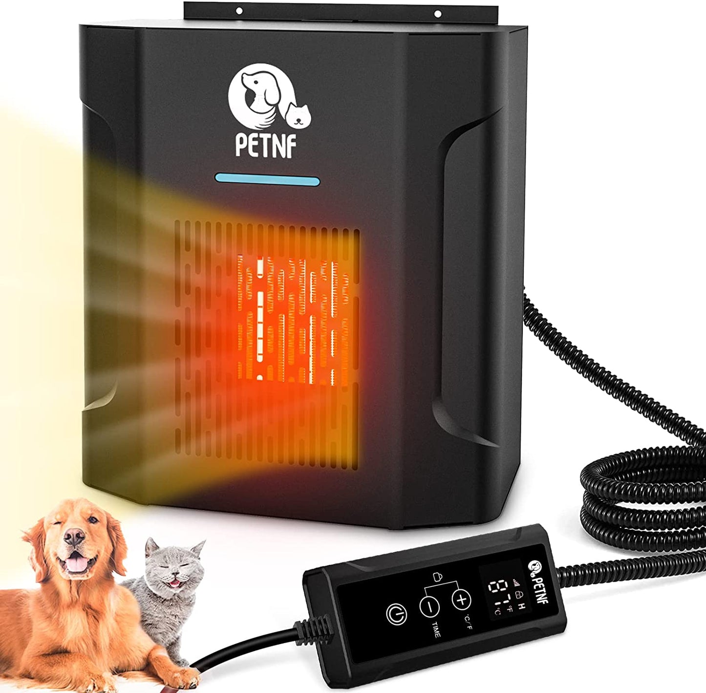 Dog House Heater, Pet House Heater with Thermostat,